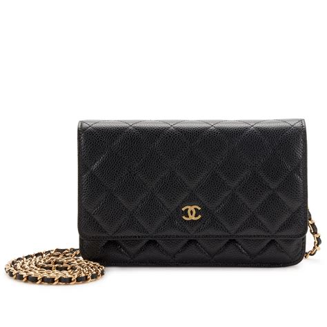 chanel caviar wallet on chain sale